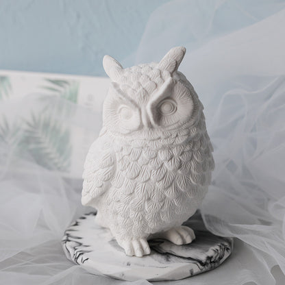 Big Owl Silicone Mold for DIY Home Decorations