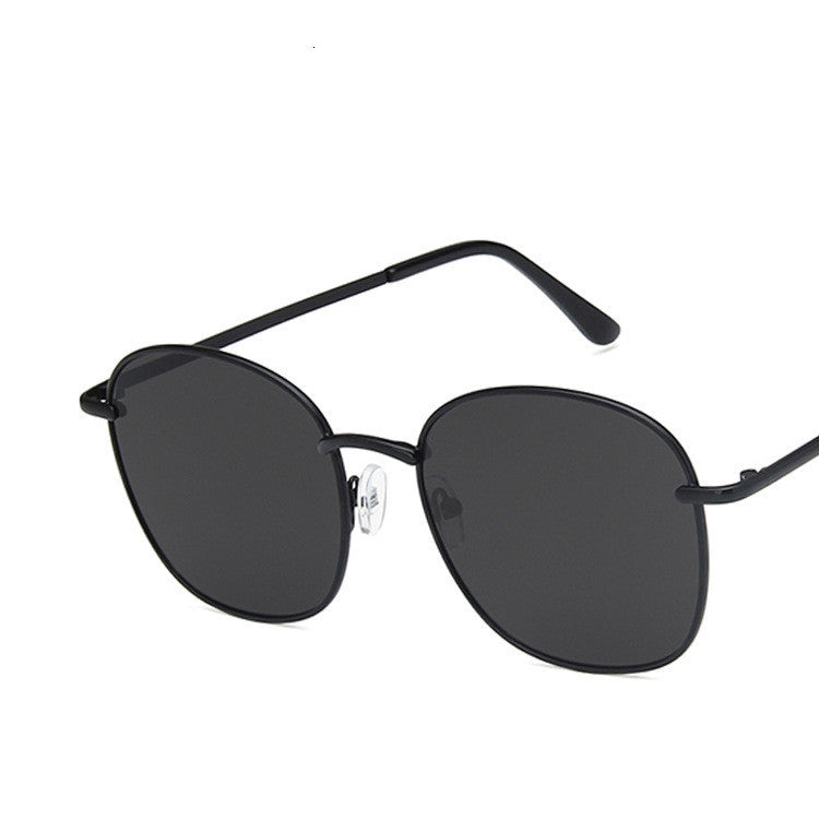 Metal Round Frame Retro Sunglasses for Ladies