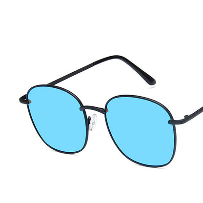 Metal Round Frame Retro Sunglasses for Ladies