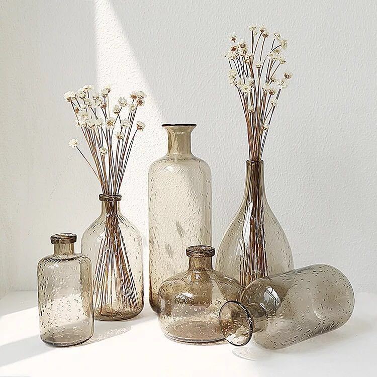 Bubble Stained Glass Geometric Vase