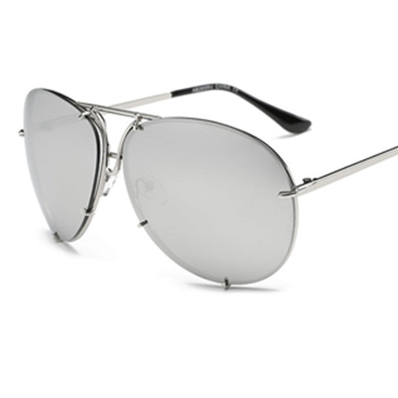 Color Film Big Frame Sunglasses for Men & Women