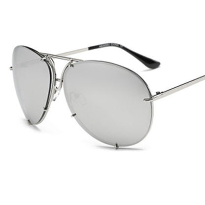 Color Film Big Frame Sunglasses for Men & Women