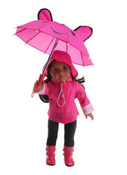 18 Inch American Girl Accessories Doll Umbrella Set