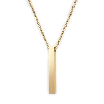 Fashion Simple Pendant Necklace - Minimalism Square Necklace