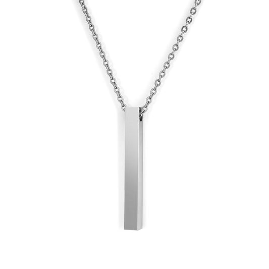 Fashion Simple Pendant Necklace - Minimalism Square Necklace