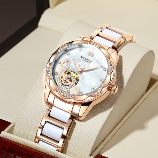 New Designer Mechanical Women’s Luxury Ceramic Watch