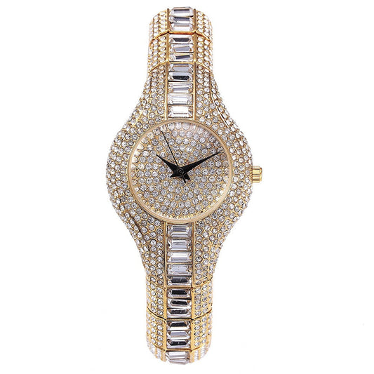 Fashion Diamond & Colorful Stone Watch