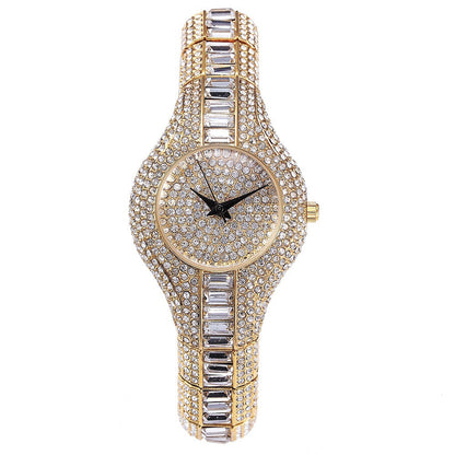 Fashion Diamond & Colorful Stone Watch