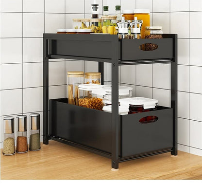 Kitchen Sink Shelves Can Be Pulled Mesa Ambry Things Pull Basket Frame Household Daquan Storage Frame
