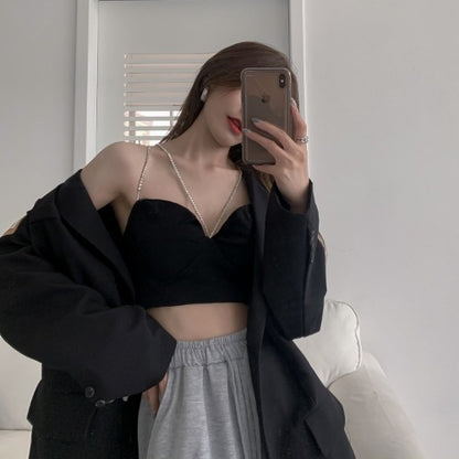 Sexy Black Suspenders Female Summer