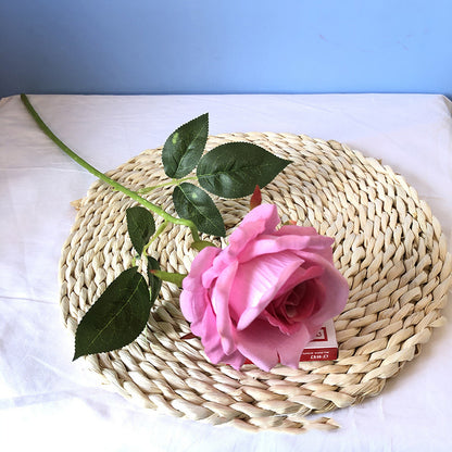 Home Decoration Artificial Flannel Rose