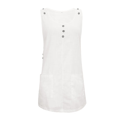 Women'S Cross-Border Sleeveless Vest Women Wear Slim Sleeveless Casual Dresses