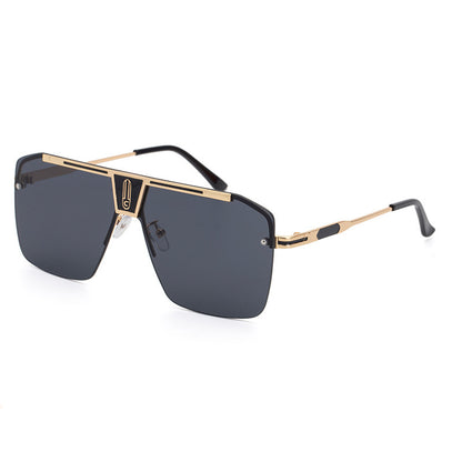 Men’s Classic Big Box Sunglasses – Metal Frame