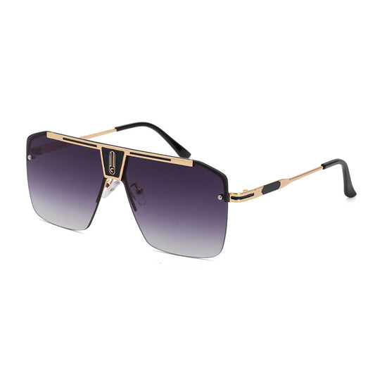 Men’s Classic Big Box Sunglasses – Metal Frame