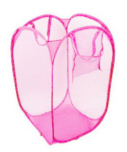 Laundry Bag Pop Up Mesh Washing Foldable Laundry Basket Bag Bin Hamper Storage Net Storage Basket Toys Sundry Receive Bag