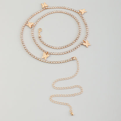 Fashion Sexy Butterfly Body Chain - Belly Waist Chain