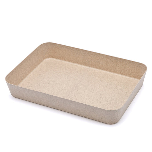 Wheat Straw Storage Box Drawer Storage Box Kitchen Tableware Storage Box Biodegradable Plastic Storage Box