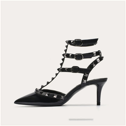 Women's Summer Willow Nail Half Drag Pointy Lazy Baotou Sandals