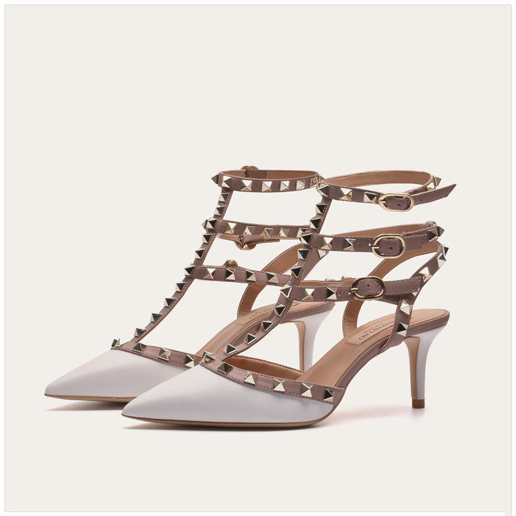 Women's Summer Willow Nail Half Drag Pointy Lazy Baotou Sandals