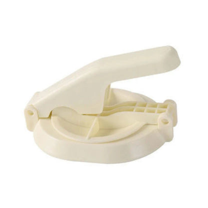 White plastic tool on a white background