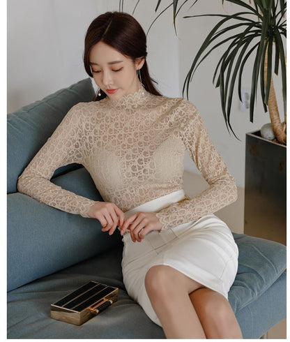 Fashion Lace Professional Suit Skirt Female Summer