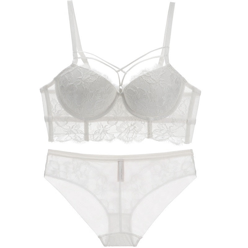 Feminine Lace Bra Set with Underwire – Elegant and Comfortable