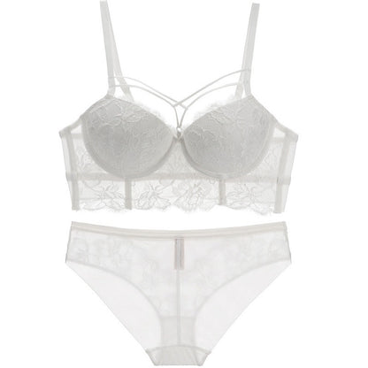 Feminine Lace Bra Set with Underwire – Elegant and Comfortable