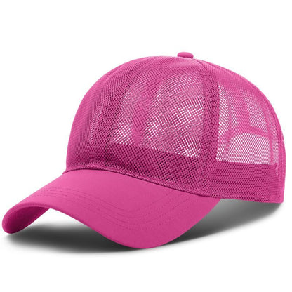 Unisex Breathable Mesh Flat Cap for Summer