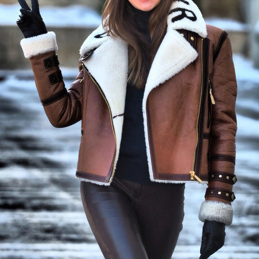 Letter female jacket