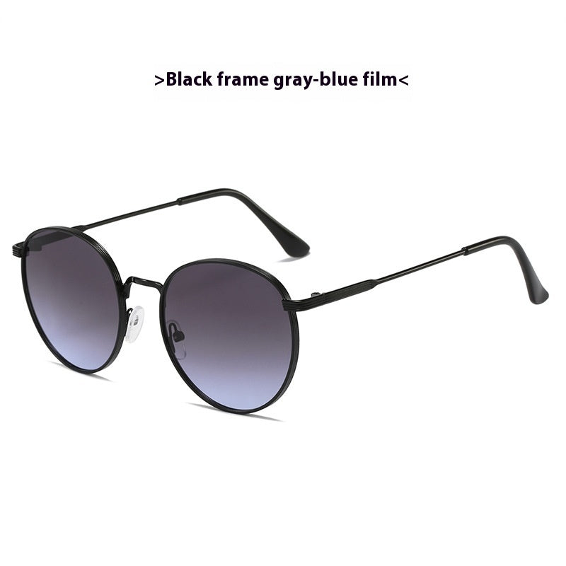 Retro Clip-On Ellipse Sunglasses for Men & Women