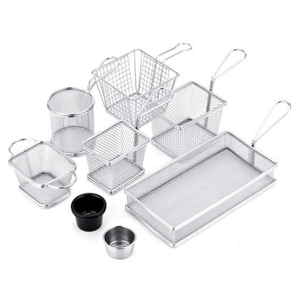 304 Stainless Steel Chips Basket Mini Frying Basket
