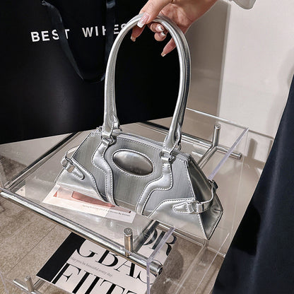 New Glossy Metal Fashion Belt Decorative Shoulder Bag