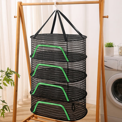 Hanging Network Dry Goods Artifact - Foldable Fly Cage for Balcony Drying