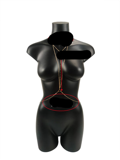 Black mannequin with measurements marked on it