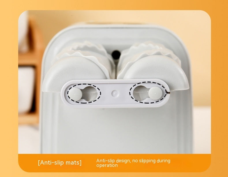Electric Double-Headed Dumpling Maker – Fast & Easy Mold, Green
