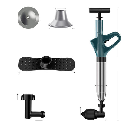 Measurement chart of a plumbing tool with dimensions labeled
