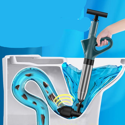 Handheld vacuum cleaner with blue liquid and text about stainless steel upgrade and charging.