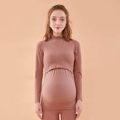 Autumn clothes and trousers suit for pregnant women
