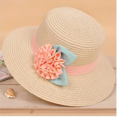New Women's Three-dimensional Flower Foldable Sun Hat