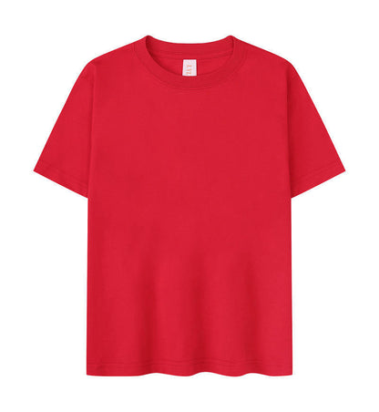 Children's Solid Color Round Neck Short Sleeves T-shirt