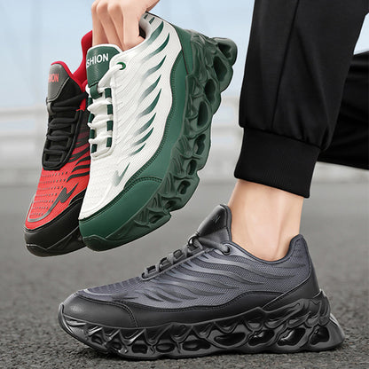 Men's Lace-up Sneakers - Thick-Soled Daddy Vulcanized Shoes