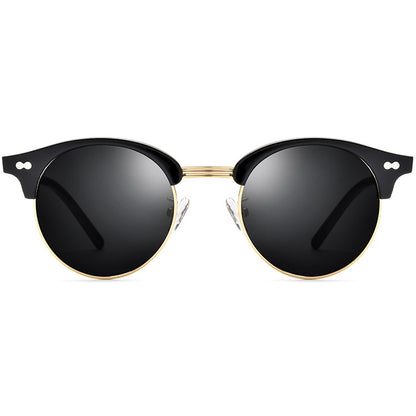 Polarized Round Frame Driving Sunglasses