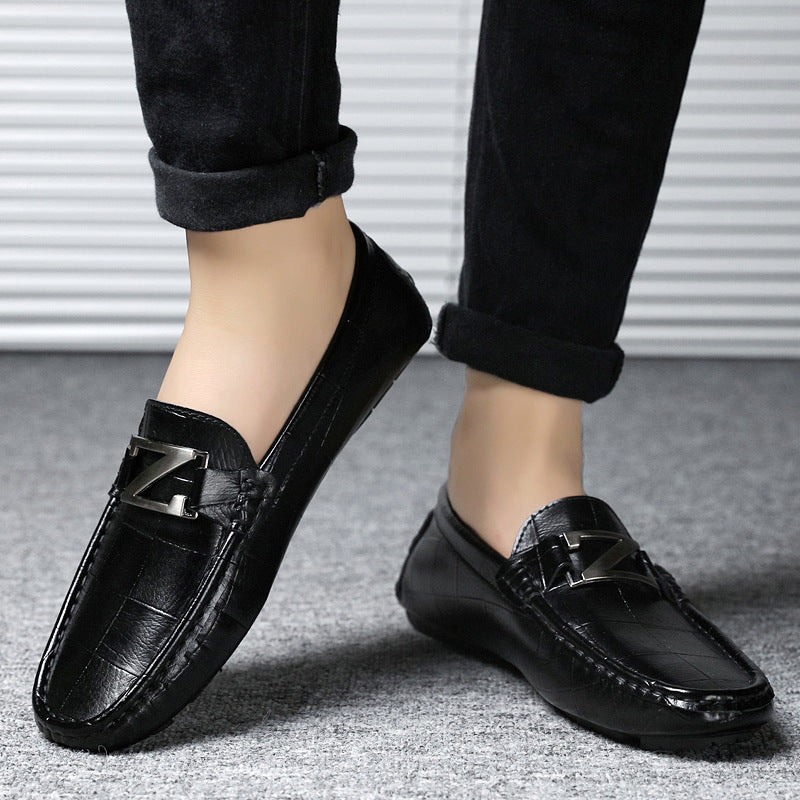 Low-top leather shoes casual shoes