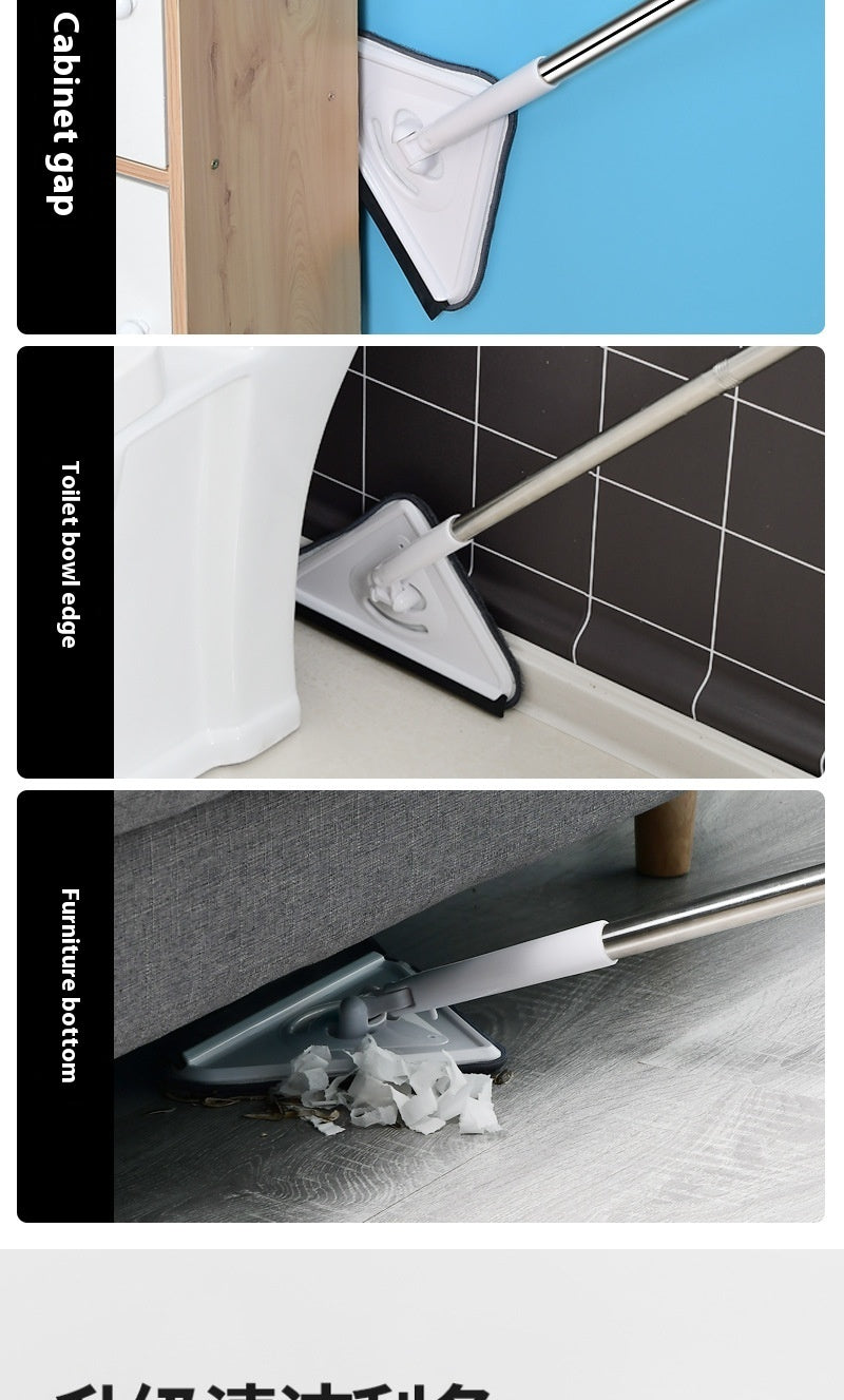 Lengthening Bar Large Household Triangle Mop Wiping Glass