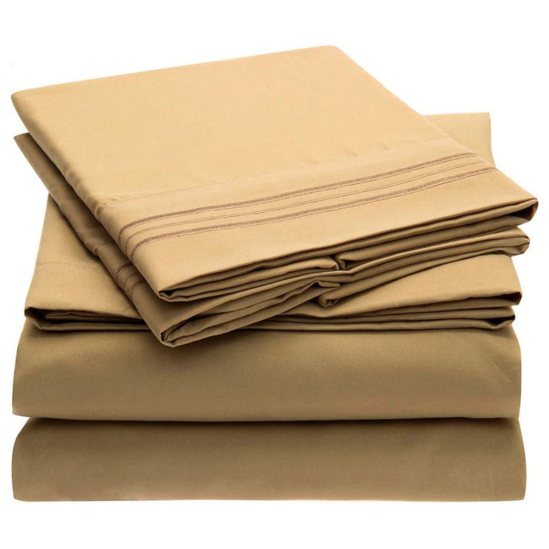 Solid Color Bed Sheet Sanding