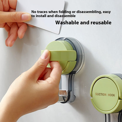 Suction Cup Hook - Powerful Vacuum No-Punch Sticky Hook Towel Rack
