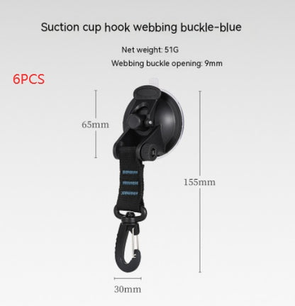 Car Mounted Tent Suction Cup Tent Hook