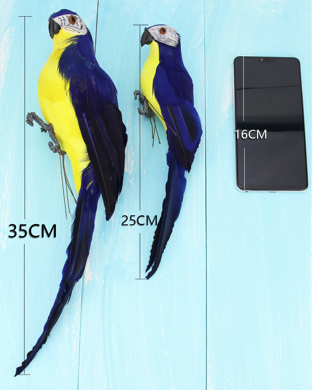 Artificial Foam Feather Parrot Decoration
