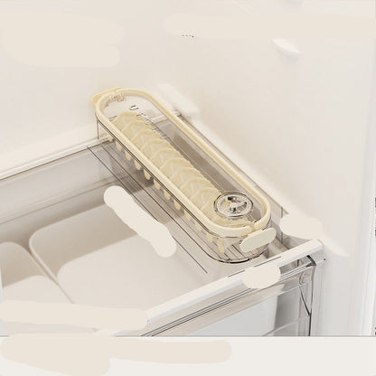 Dumpling box with measurements and material details on a white background