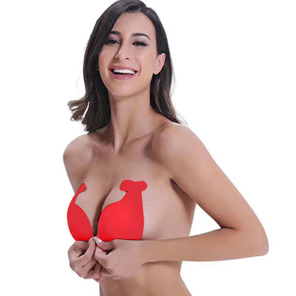 Strapless Invisible Silicone Bra – Seamless Support and Comfort